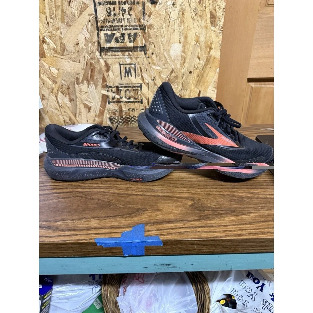 Brooks Adrenaline GTS 24 Weatherized Womens 9 Black Running Shoes DNA Loft